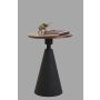 HANAH HOME Pomoćni stočić Kule Black Walnut - slika 1