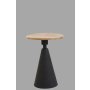 HANAH HOME Pomoćni stočić Kule Black Natural - slika 3