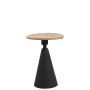 HANAH HOME Pomoćni stočić Kule Black Natural - slika 4