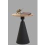 HANAH HOME Pomoćni stočić Kule Black Natural - slika 1