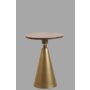 HANAH HOME Pomoćni stočić Kule Antiquation Walnut - slika 3