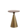 HANAH HOME Pomoćni stočić Kule Antiquation Walnut - slika 4
