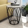 HANAH HOME Pomoćni stočić Sofya White Marble - slika 1