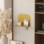HANAH HOME Zidna polica Short Pouch Gold - slika 1