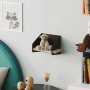 HANAH HOME Zidna polica Short Arm Black - slika 1
