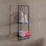 HANAH HOME Zidna polica Dikey Black - slika 2