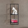 HANAH HOME Zidna polica Dikey Black - slika 1