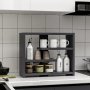 HANAH HOME Zidna polica Gupse Anthracite - slika 1