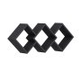 HANAH HOME Zidna polica Galaxy Anthracite - slika 3