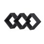 HANAH HOME Zidna polica Galaxy Anthracite - slika 4
