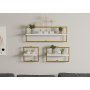 HANAH HOME Zidna polica Yeso White Gold - slika 2