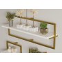 HANAH HOME Zidna polica Yeso White Gold - slika 4