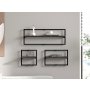 HANAH HOME Zidna polica Yeso Anthracite - slika 2
