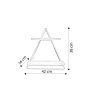 HANAH HOME Zidna polica Aachen L2053 - slika 5