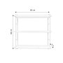 HANAH HOME Zidna polica Bochum L2055 - slika 5