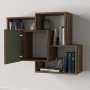 HANAH HOME Zidna polica Arco Walnut Garden - slika 3