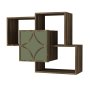 HANAH HOME Zidna polica Arco Walnut Garden - slika 5