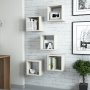 HANAH HOME Zidna polica Box Cream - slika 3