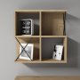 HANAH HOME Zidna polica Extra Oak - slika 2
