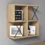 HANAH HOME Zidna polica Extra Oak - slika 1