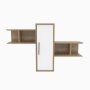 HANAH HOME Zidna polica Olida Walnut White - slika 4