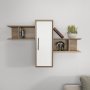 HANAH HOME Zidna polica Olida Walnut White - slika 1