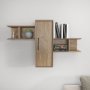 HANAH HOME Zidna polica Olida Walnut - slika 1
