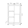 HANAH HOME Zidna polica Duisburg L2059 - slika 5
