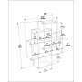 HANAH HOME Zidna polica Adis Oak - slika 5