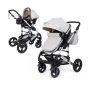 Jungle Kolica za bebe 3 u 1 Oxy - Light Grey - slika 1
