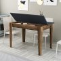 HANAH HOME Kuhinjski sto Kiev 504 Walnut Anthracite - slika 3