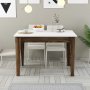 HANAH HOME Kuhinjski sto Kiev 505 Walnut White - slika 2