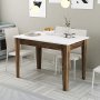 HANAH HOME Kuhinjski sto Kiev 505 Walnut White - slika 1