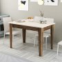 HANAH HOME Kuhinjski sto Kiev 508 Walnut Cream - slika 1