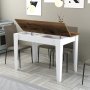 HANAH HOME Kuhinjski sto Kiev 511 Walnut White - slika 3