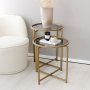HANAH HOME Set stolova S406 Gold - slika 4