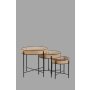HANAH HOME Set stolova Kolezyum Black - slika 5