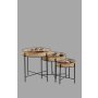 HANAH HOME Set stolova Kolezyum Black - slika 1