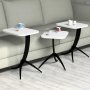 HANAH HOME Set stolova Pion White - slika 3