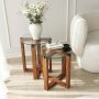HANAH HOME Set stolova Amalfi Walnut - slika 2