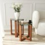 HANAH HOME Set stolova Amalfi Walnut - slika 1