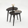 HANAH HOME Set stolova Sweet Set Anthracite - slika 5