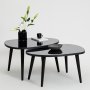 HANAH HOME Set stolova Gusto Set Black Fume - slika 3