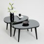 HANAH HOME Set stolova Gusto Set Black Fume - slika 1