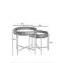 HANAH HOME Set stolova Kolezyum-Black - slika 5