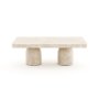 HANAH HOME Sto za dnevnu sobu Mermer Coffee Table 6 Cream - slika 2