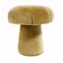 HANAH HOME Tabure Ceremony Mantar Pouffe Mustard Beige - slika 1