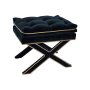 HANAH HOME Tabure Pelona Capraz Pouffe 60 Black - slika 1