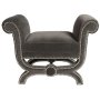 HANAH HOME Tabure Felice Halka Pouffe Smokey - slika 1