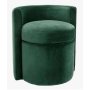 HANAH HOME Tabure Ceremony Koltuk Pouffe Dark Green - slika 1